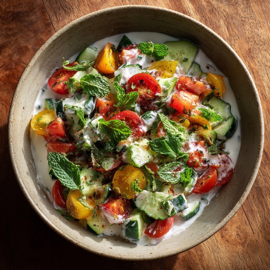 Salat Zum Grillen Mit Joghurt Dressing