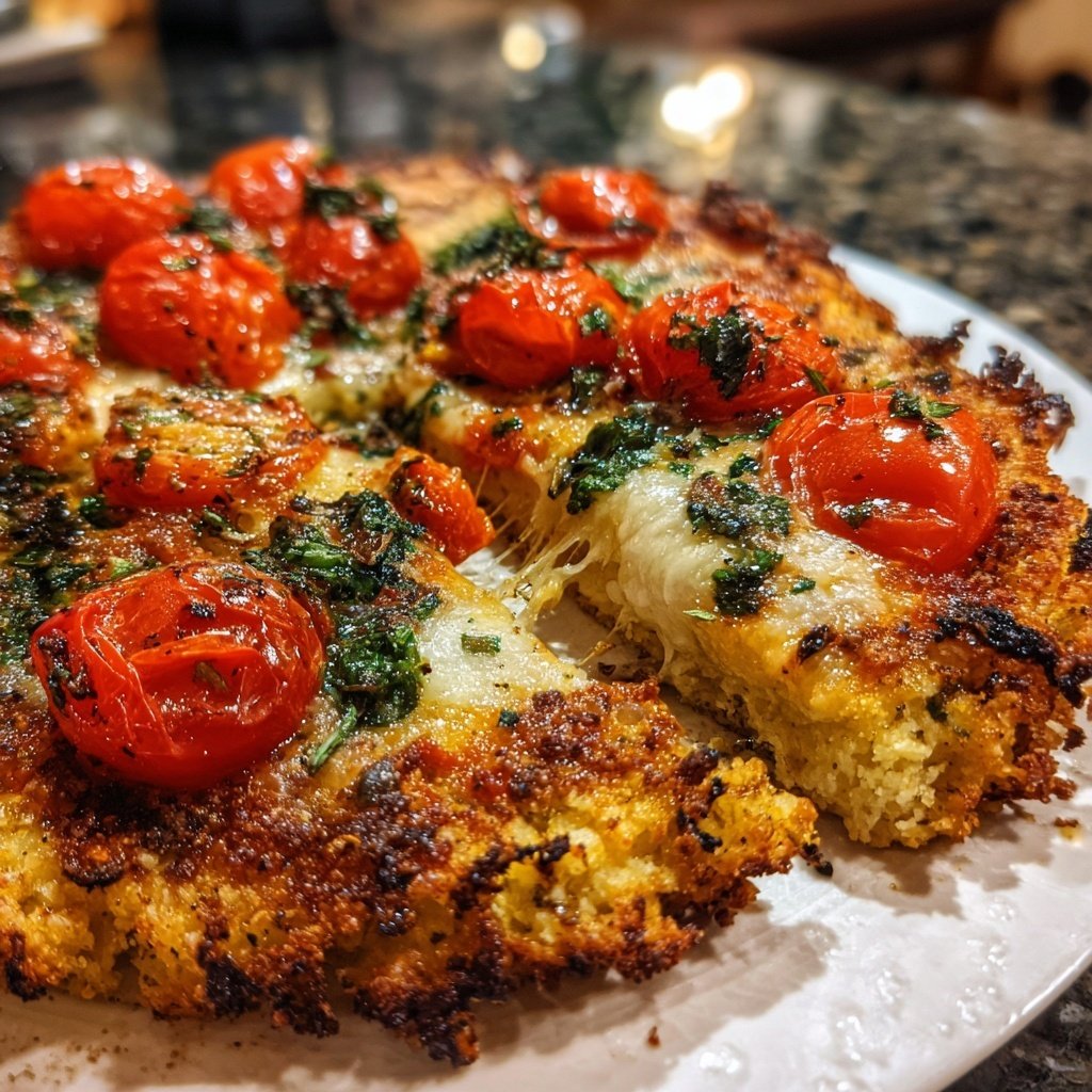 Blumenkohl Pizza Boden