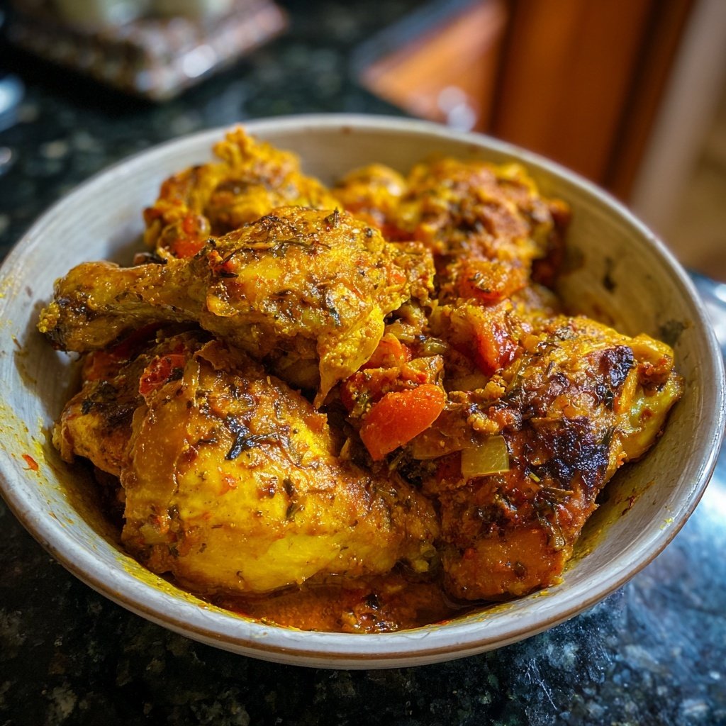 Internationale Küche Marokkanisches Hähnchen-Tagine