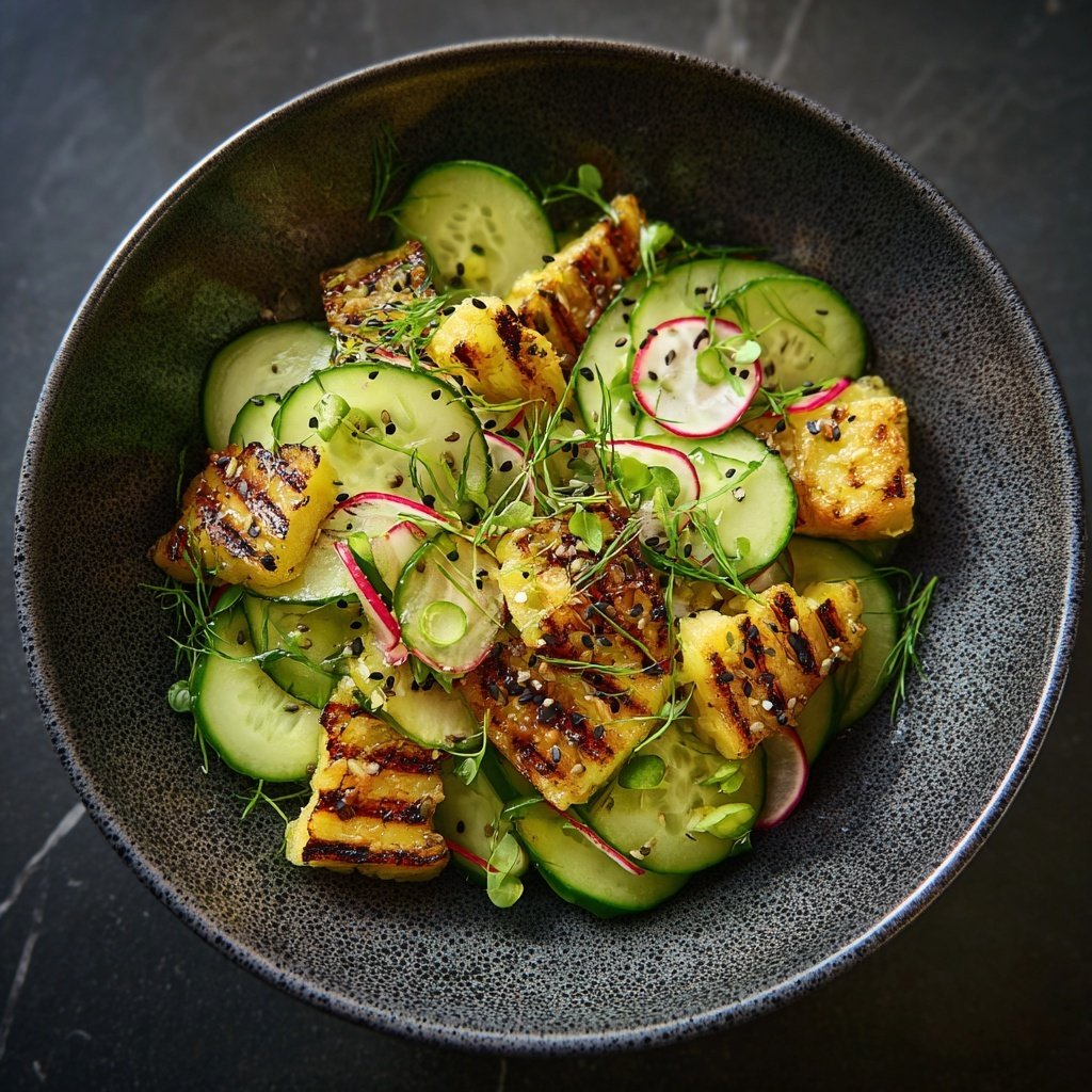 Grill Beilagen Salat Mit Gurke