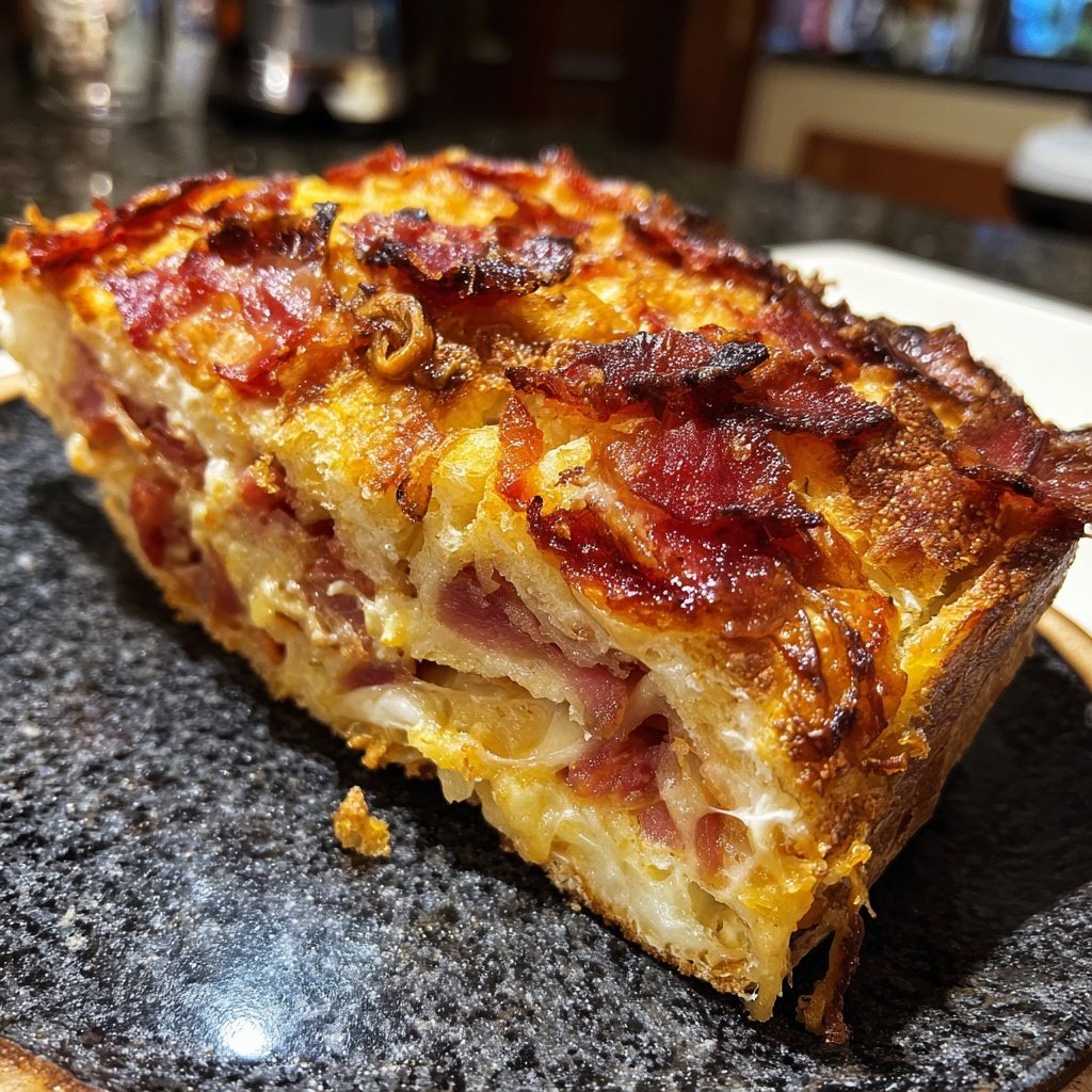 Zupfbrot Mit Schinken Und Käse