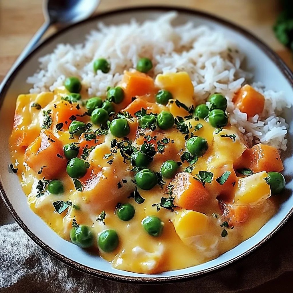 Cremiger Reis mit Gemüse aus der Pfanne