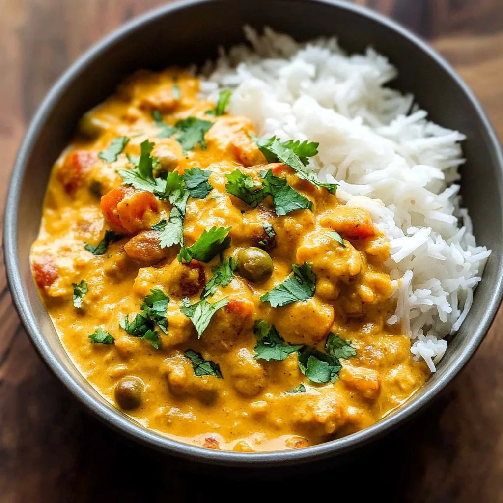 Kichererbsen-Curry mit Kokosmilch