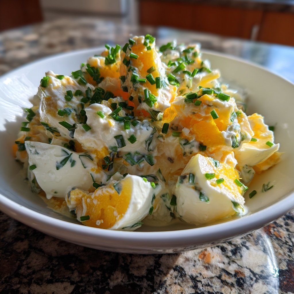 Schnell & Einfach 10-Minuten-Eiersalat mit Joghurt