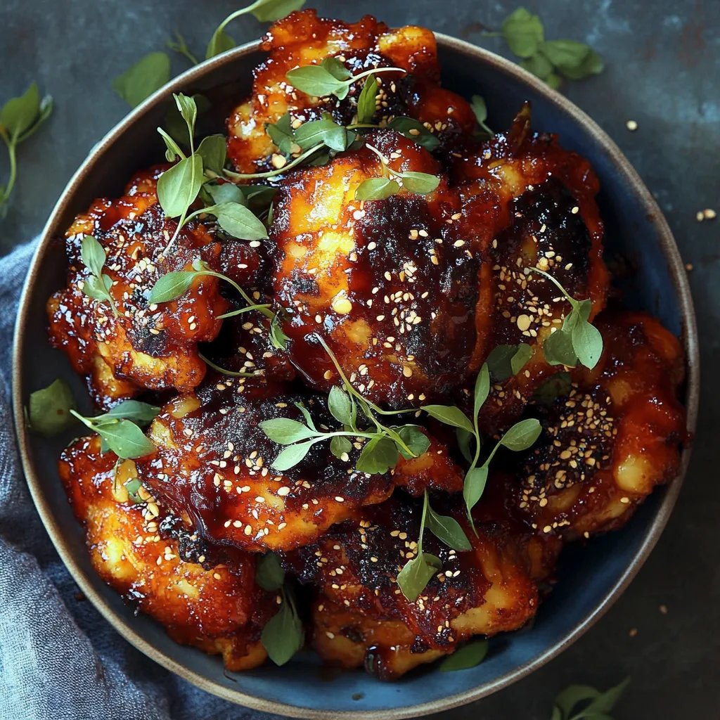 Honig-Gochujang-Huhn