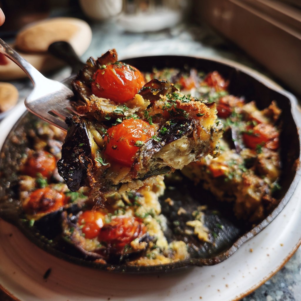 Auberginenpfanne aromatisch