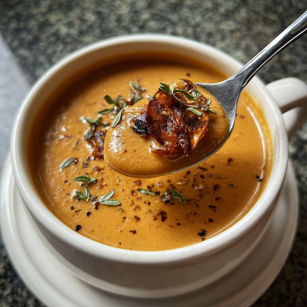 Wärmende Maronensuppe mit Thymian