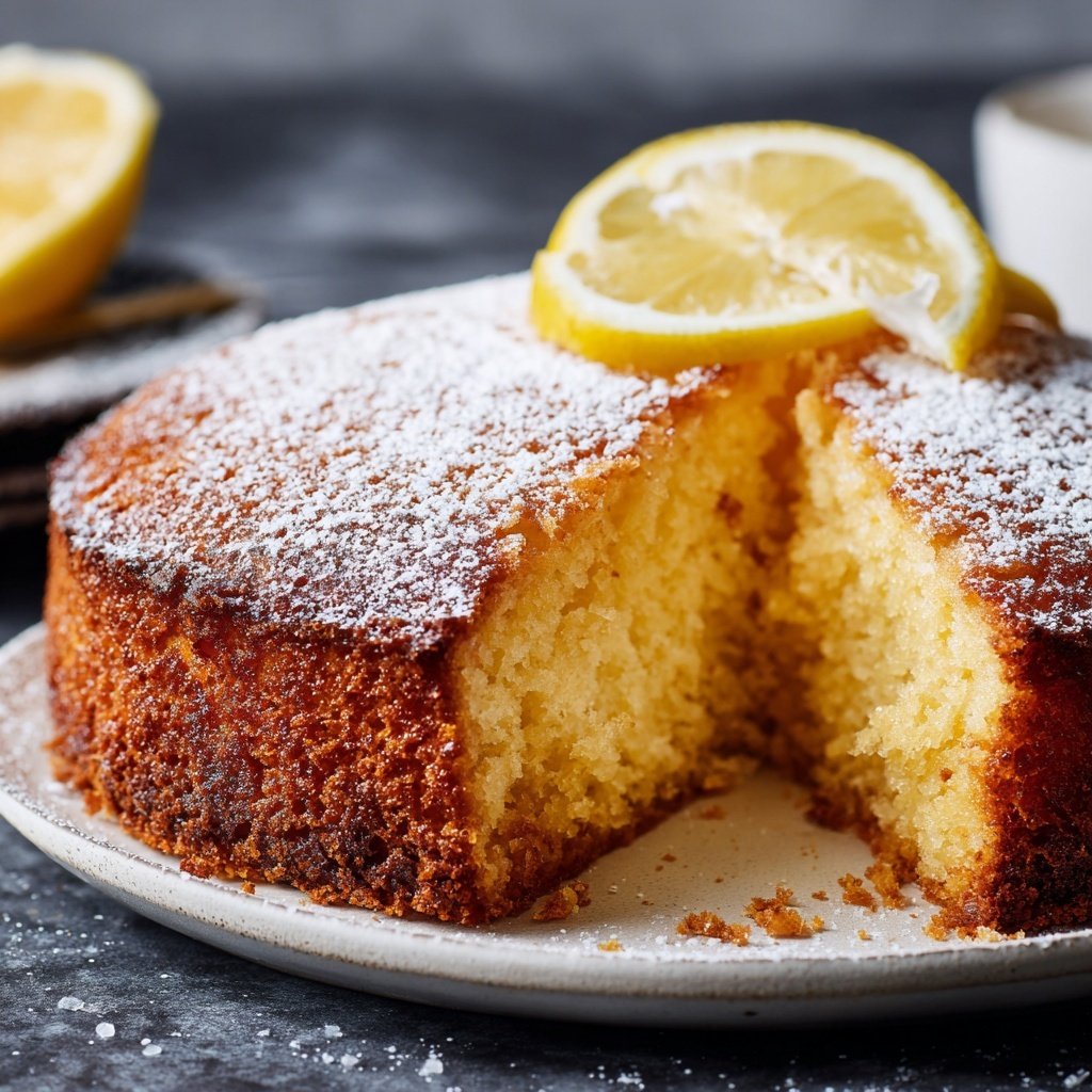 Zitronenkuchen ohne Zucker