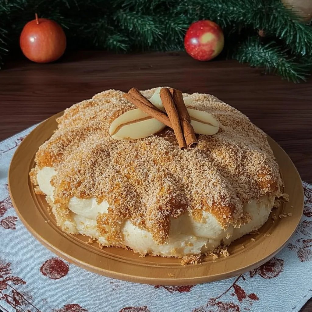 Spekulatius Maulwurfkuchen mit Bratapfel-Zimt-Füllung